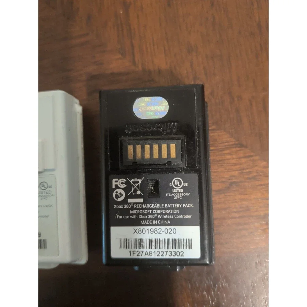 Microsoft Xbox 360 3600mAh Rechargeable Battery Pack for Controller Untested